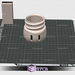 Mushroom Container Color 3D Print