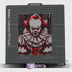 Pennywise Hueforge Color 3D Print