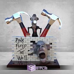 Pink Floyd The Wall Digital STL Files