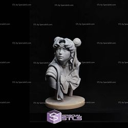 Sailor Moon Realistic Cry Bust Digital STL Files