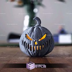 Simple STL Collection - Creepy Pumpkin