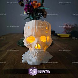 Simple STL Collection - Melting Skull