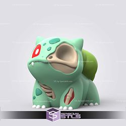 Super Basic Pokemon STL - Halloween Bulbasaur