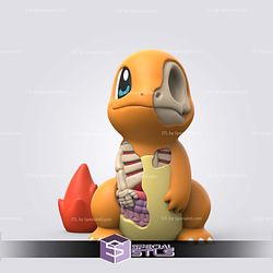 Super Basic Pokemon STL - Halloween Charmander