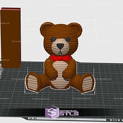 Super Basic STL - Crochet Teddy Bear Flexi