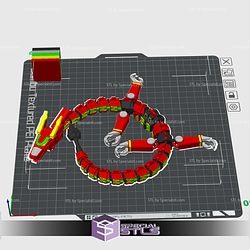 Super Basic STL - Flexi Red Ranger Dragon