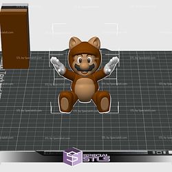 Tanooki Racoon Mario Color 3D Print