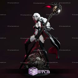 Lady Death Skeletor Base STL Printer Files