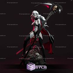 Lady Death Skeletor Base STL Printer Files