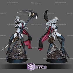 Lady Death Skeletor Base STL Printer Files