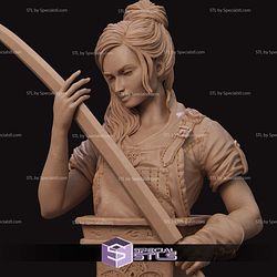 Lara Bust STL Printer Files