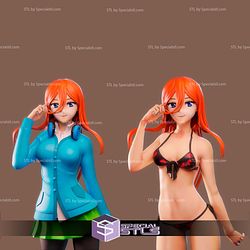 Miku Nakano the Anime Girl STL Printer Files