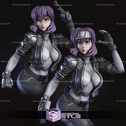 Motoko Kusanagi 2 Version STL Printer Files