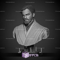 Obi Wan Kenobi 2024 Portrait Bust STL Printer Files