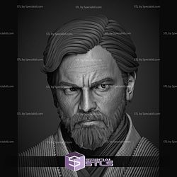 Obi Wan Kenobi 2024 Portrait Bust STL Printer Files