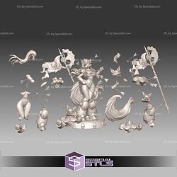 Space Wolf WH Fanart STL Printer Files