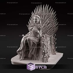 Super Basic STL - Sansa Stark on Throne