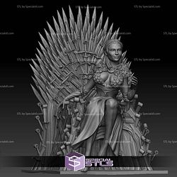 Super Basic STL - Sansa Stark on Throne