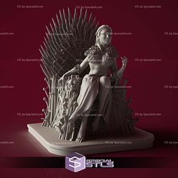 Super Basic STL - Sansa Stark on Throne