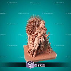 Super Basic STL - Sansa Stark on Throne