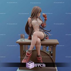 Tifa Lockhart at the Bar STL Printer Files