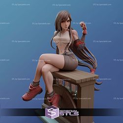 Tifa Lockhart at the Bar STL Printer Files