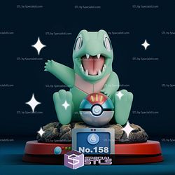 Totodile Pokemon STL Printer Files