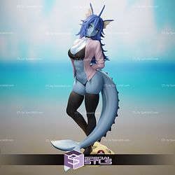 Vaporeon Pokemon Humanization STL Printer Files