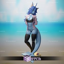 Vaporeon Pokemon Humanization STL Printer Files