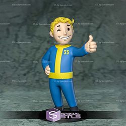 Vault Boy Chibi STL Printer Files