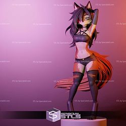 Wolf Girl Furry STL Printer Files