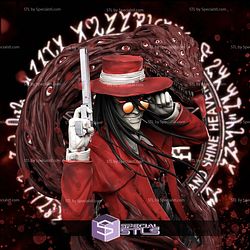 Alucard Hellsing and Gun STL Printer Files