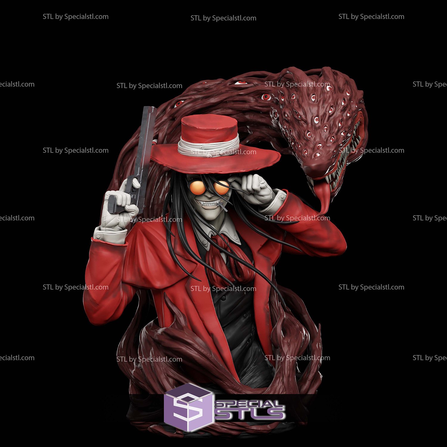 Alucard Hellsing and Gun STL Printer Files | SpecialSTL