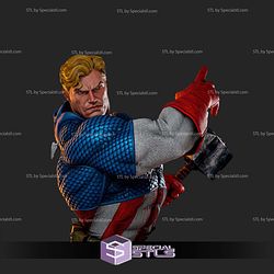 Captain America Comics Bust STL Printer Files