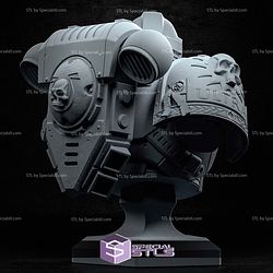 Captain Talius WH40K Bust STL Printer Files