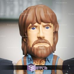 Chibi STL Collection - Chuck Norris