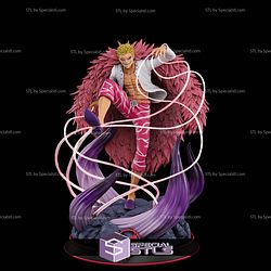 Donquixote Doflamingo Smiling Diorama STL Printer Files