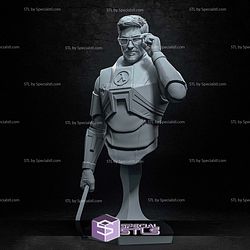 Gordon Freeman Bust STL Printer Files