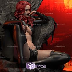 Madelyne Pryor Sitting Rock Base STL Printer Files