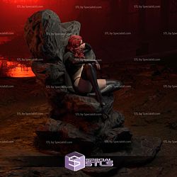 Madelyne Pryor Sitting Rock Base STL Printer Files