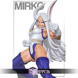 Mirko Anime Battle My Hero Academia STL Printer Files