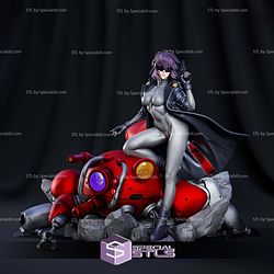 Motoko Kusanagi in Battle STL Printer Files