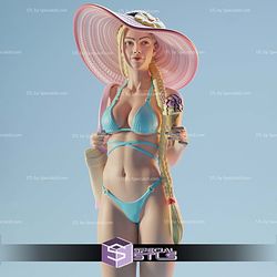 Cammy Bikini Beach Outfit V2 STL Printer Files