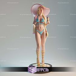 Cammy Bikini Beach Outfit V2 STL Printer Files