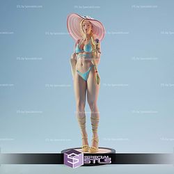 Cammy Bikini Beach Outfit V2 STL Printer Files