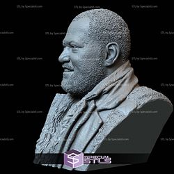 Bust Portrait STL Collection - Laurence Fishburne Bowery King