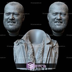 Bust Portrait STL Collection - Laurence Fishburne Bowery King