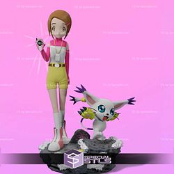 Hikari and Tailmon Digimon STL Printer Files