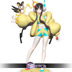 Gym Leader Elesa Pokemon Black and White STL Printer Files