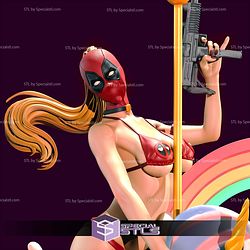 Lady Deadpool Unicorn Bikini STL Printer Files